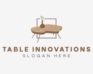 Wood Table Furniture logo