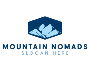 Adventure Mountain Peak logo design