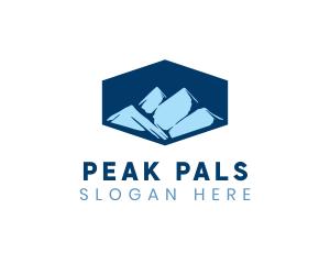 Adventure Mountain Peak logo design