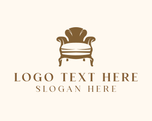 Seat - Sofa Seat Furniture logo design