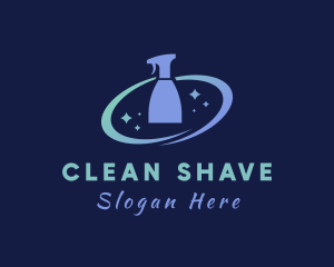 Clean Sanitary Spray logo design