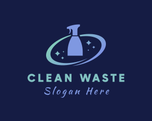 Clean Sanitary Spray logo design