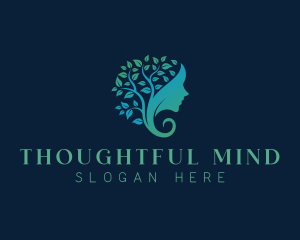 Tree Mind Psychology logo design