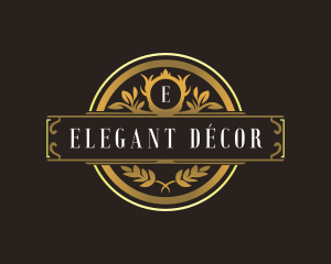 Floral Elegant Crest logo design