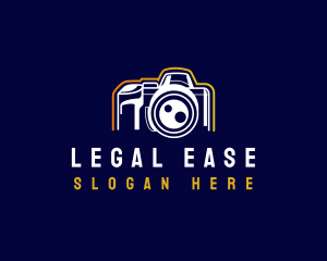 Camera DSLR Lens Logo