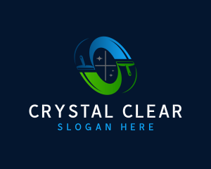 Wiper Squeegee Cleaner logo design