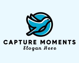 Elegant Flying Bird logo