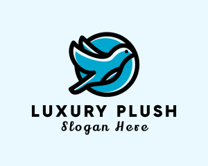 Elegant Flying Bird logo design