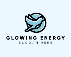 Elegant Flying Bird logo design