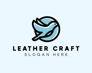 Elegant Flying Bird logo design