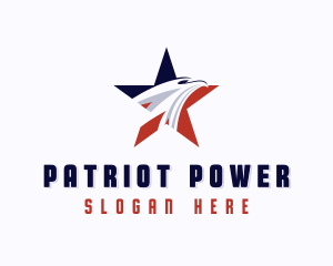 Patriot American Eagle logo design