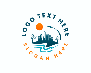 Beach Travel Vacation logo