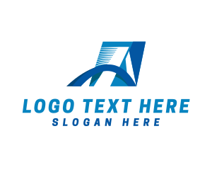 Logistics Company Letter A logo