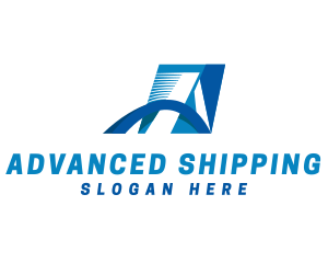 Logistics Company Letter A logo