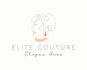 Fashion Woman Jewelry logo design