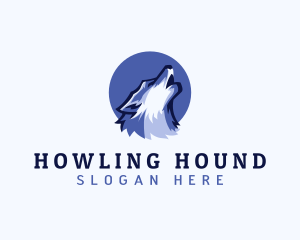 Wolf Howl Hound logo design