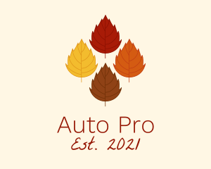 Autumn Dried Leaves logo
