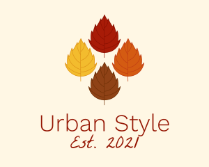 Autumn Dried Leaves logo