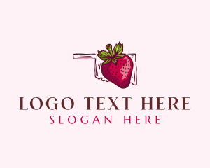 Oklahoma Strawberry Fruit logo