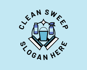 Cleaning Equipment Tools logo design