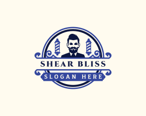 Gentleman Haircut Barber logo design