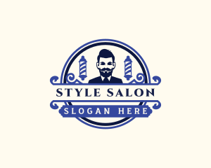 Gentleman Haircut Barber logo design