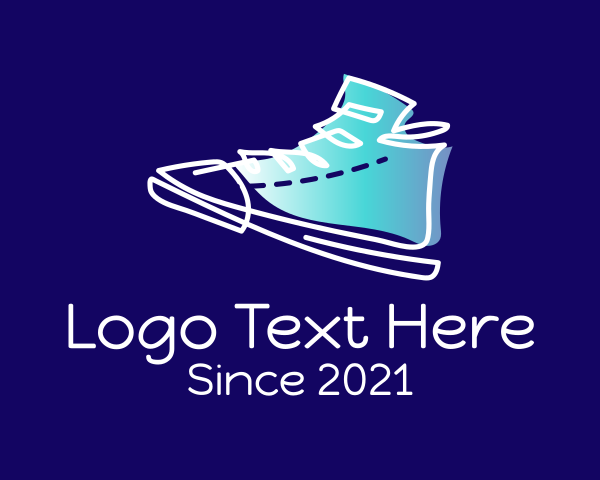 Canvas Sneaker logo example 1