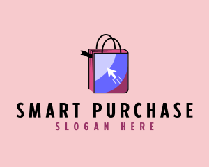 Online Bookstore Bag logo design