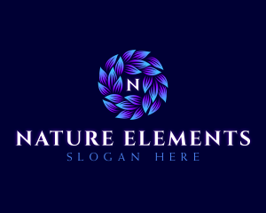 Garden Nature Leaves logo design