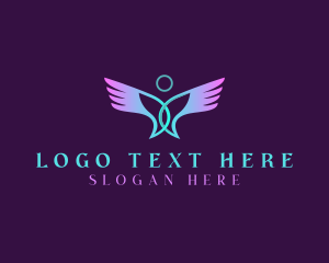 Spiritual Halo Wings logo