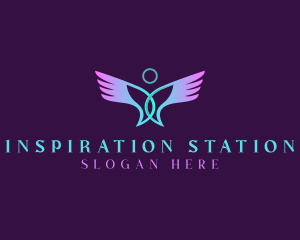 Spiritual Halo Wings logo