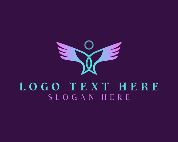 Angelic logo example 3