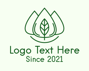 Essential Oil Leaf logo