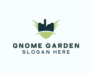 Gardener Landscaping Shovel logo design