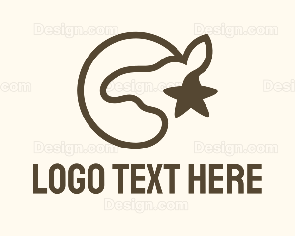 Brown Camel Star Logo