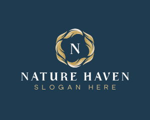 Natural Leaves Wellness logo design