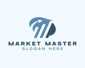 Financial Market Arrow  logo design