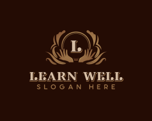 Hand Wellness Ornament logo design