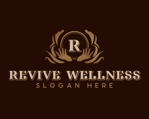 Hand Wellness Ornament logo design