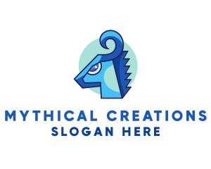 Mythical Fantasy Pony logo design