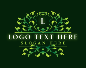 Floral Leaves Garden logo