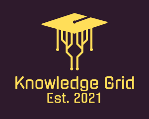 Circuit Graduation Cap logo
