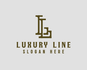 High End Business Letter L logo design