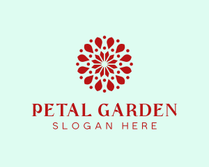 Flower Petal Pattern logo design