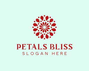 Flower Petal Pattern logo design