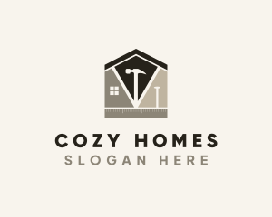 Home Construction Tools logo design