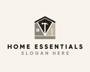 Home Construction Tools logo design