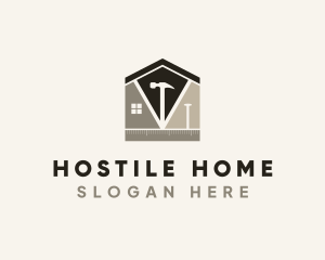 Home Construction Tools logo design