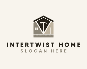 Home Construction Tools logo design