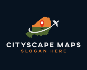 Niger Country Map logo design